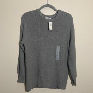 NWT Old Navy Cozy Cable Knit Fisherman Crewneck Pullover Sweater - Size M